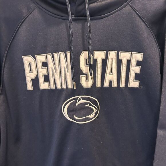 Penn State‎ Nittany Lions Men's Large Navy Blue Pullover Hoodie Sweatshirt - Picture 2 of 7